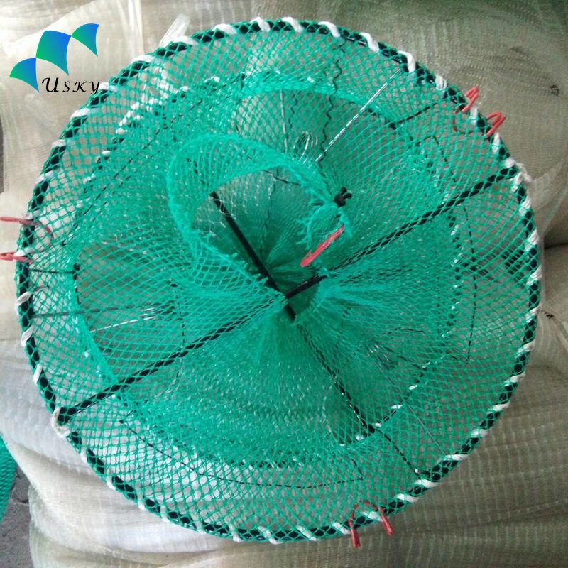 Sea Crab Cage Folding Spring Cage Crab Net Seaside Crab Catching Tool