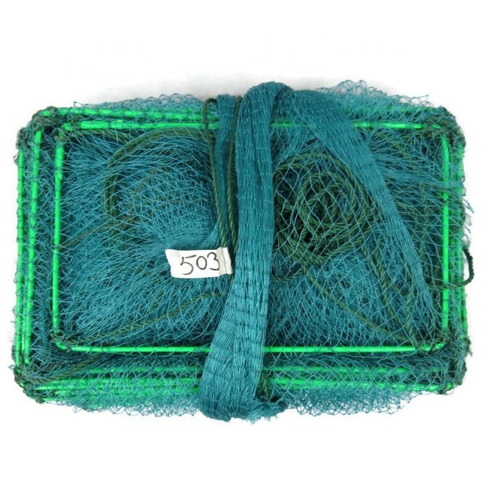Long Fish Cage Cap Dua Ikan 503, Dragon Cage For All Kind Of Fish 25cm*40cm*25Holes (Bubu Naga, Bento Naga, Bito Naga)