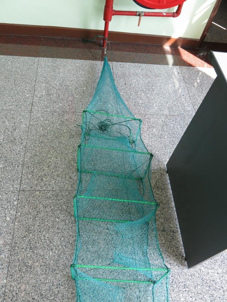 Long Fish Cage Cap Dua Ikan 503, Dragon Cage For All Kind Of Fish 25cm*40cm*25Holes (Bubu Naga, Bento Naga, Bito Naga)