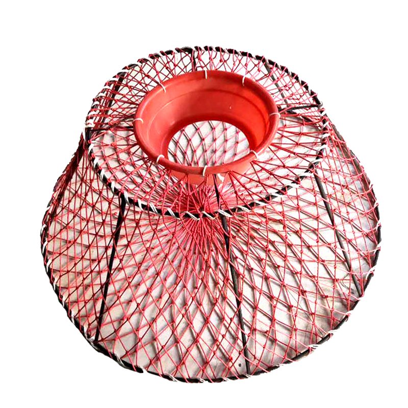 14mm Large Welded Upright Orange Heavy Duty King Snow Crab Trap with Aquaculture cage