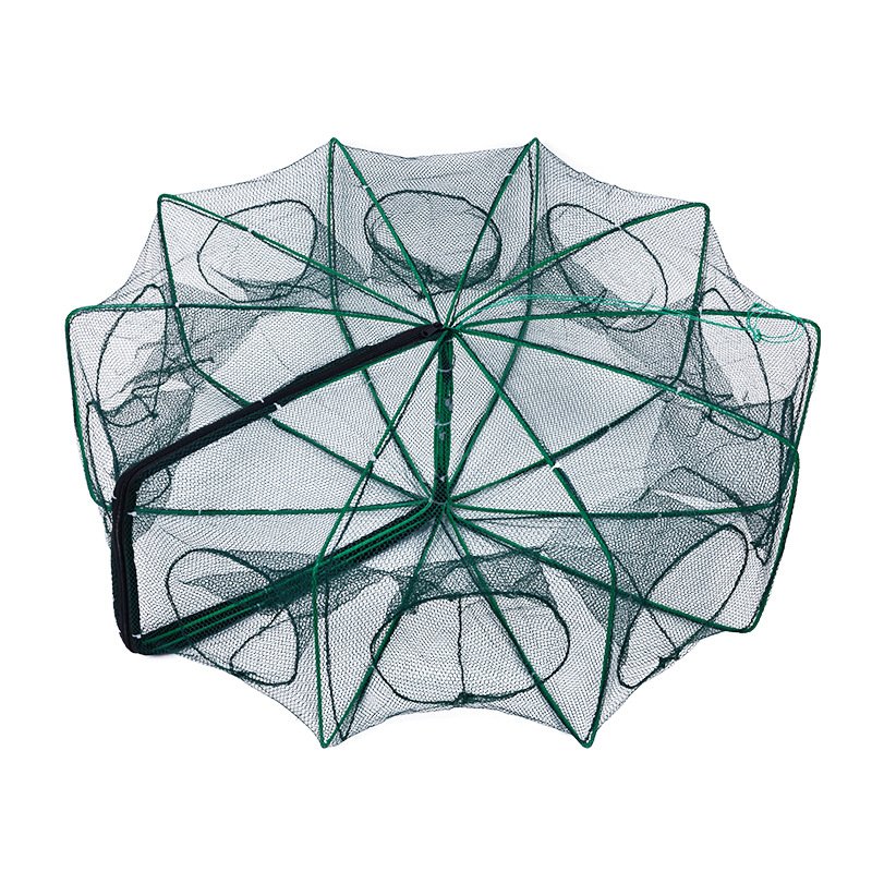 aquaculture trap 6 8 12 holes umbrella net for catching crabs lobster shrimp fishing net