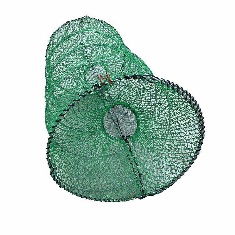 8mm Galvanized Steel Commerical Folding Fish Cage Lobster Crab Pot Cod EEL Trap