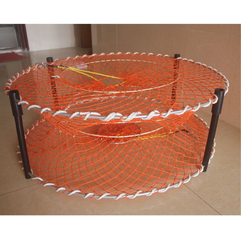 Factory orange crab trap for catching crabs lobsters shrimps in sea lake river