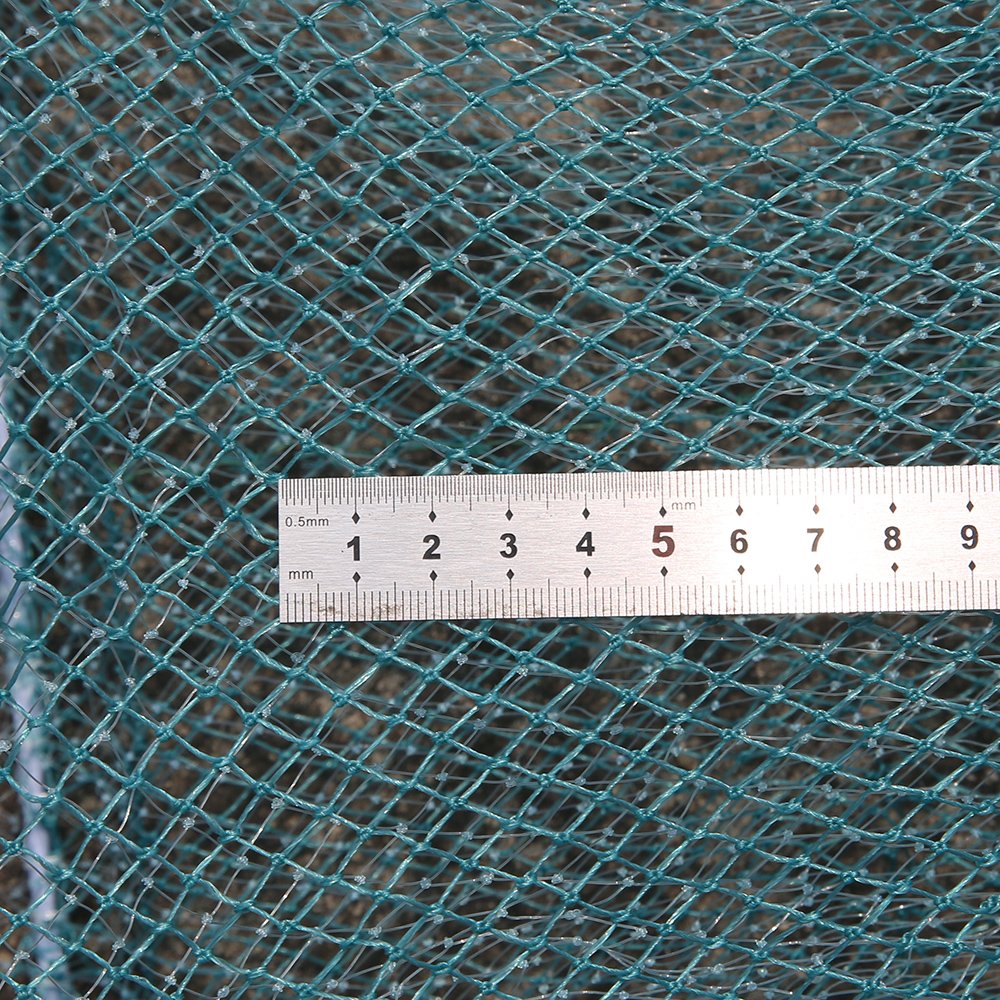 (21cm*32cm*27frames)PE Mesh Fish Pot Crayfish Pot Fishing Net 2021 Hot Selling Nylon Aquaculture Traps Cuboid 10.3m