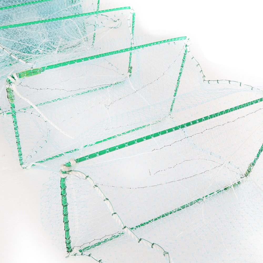 Online Sale foldable Floating Aquaculture Fishing crab Cage Traps Net Tilapia Fish Farming Nets Fish Cages