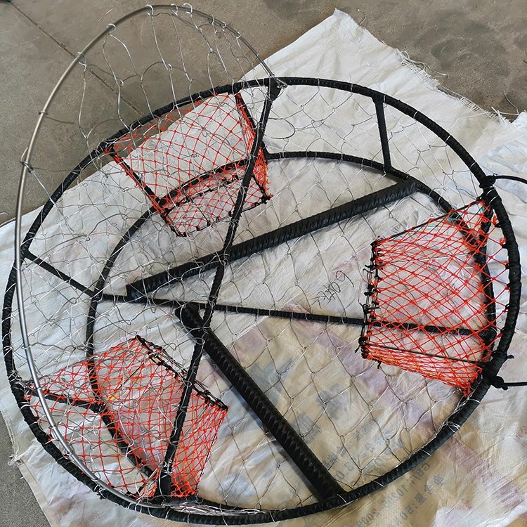 Industrial Heavy Duty Crab Pot Stainless Steel Fishing Blue Crab Snare Traps