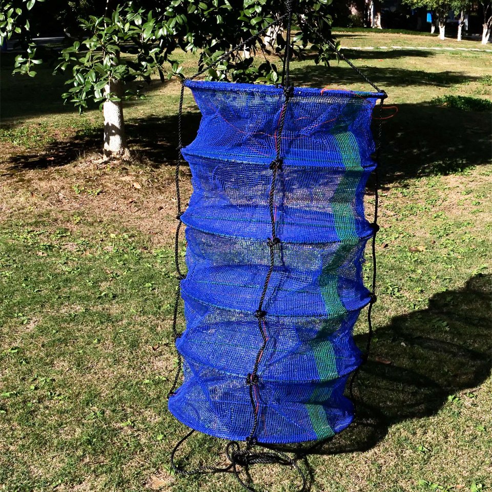 Foldable Aquaculture circular Crab Trap round Lobster Trap Crab Cage Shrimp Pot