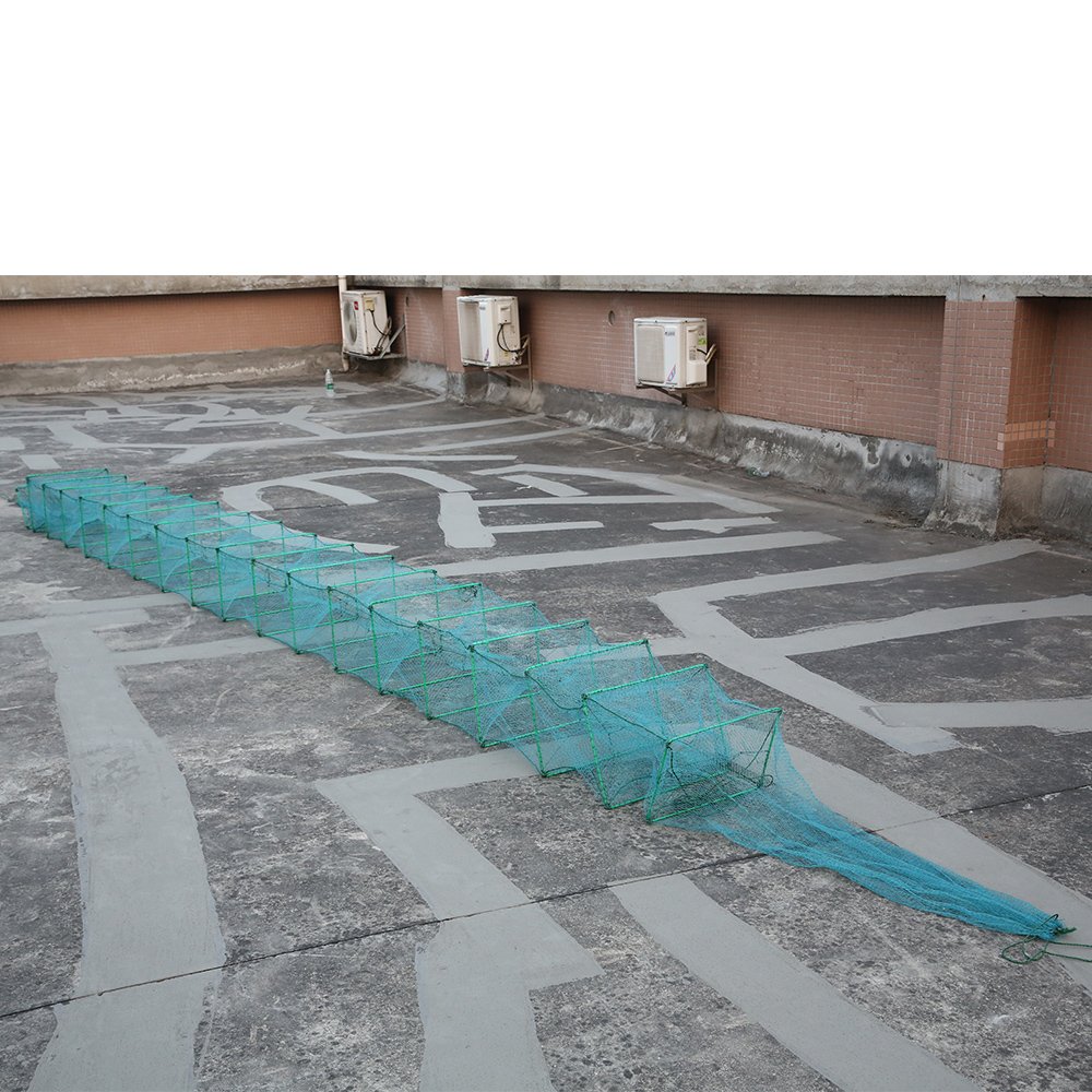 (35cm*50cm*19frames)Popular Products Heald Wire Mesh Crayfish Trap Plastic Crab Trap With Handwork Fishing Vessel