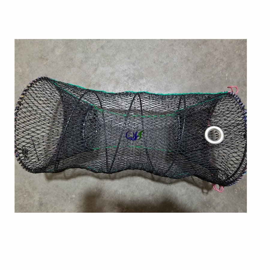 Customized Portable Collapsible Fishing Bait Trap net Minnow Spring cage Trap Lobster Crayfish Shrimp Crab Trap