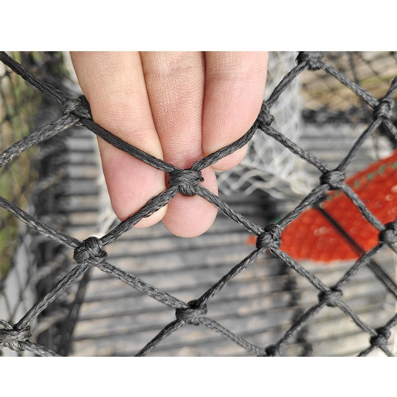 Square double hole crab and shrimp cage aquaculture equipment, used for lobster fishing