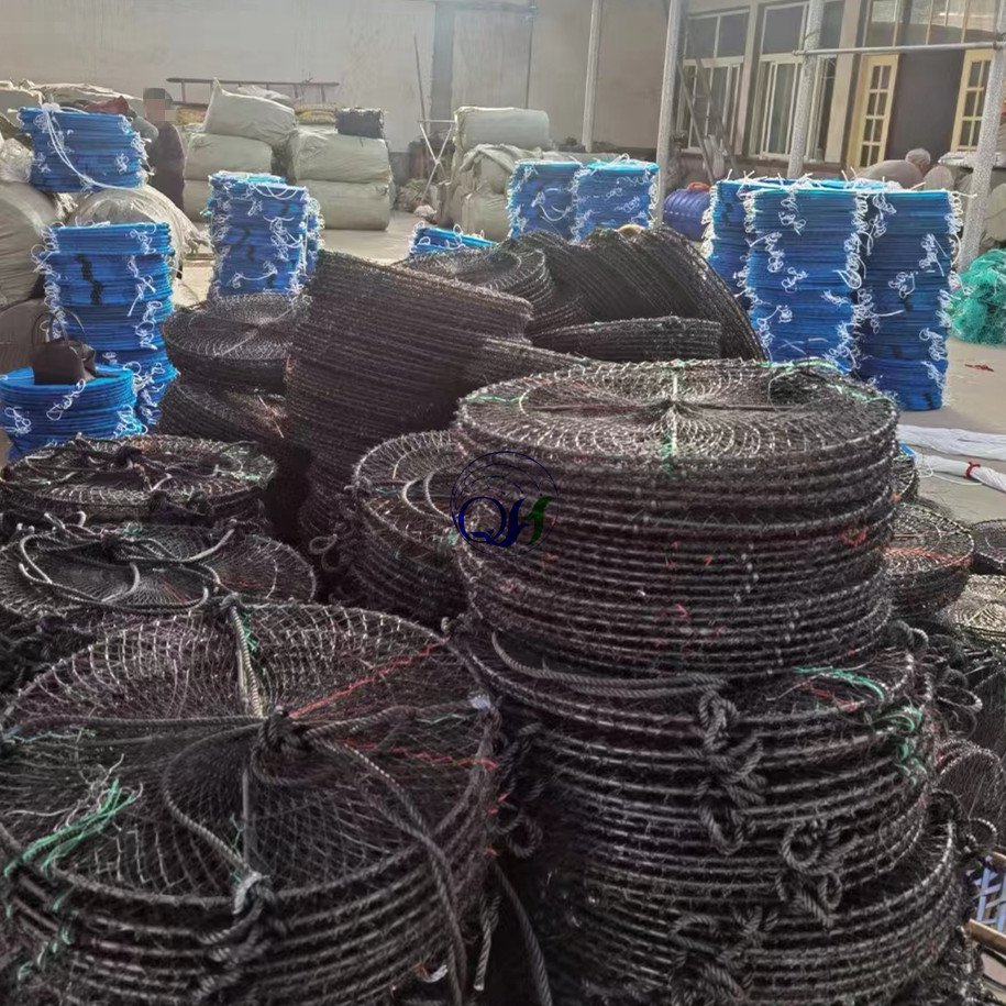 Qinghong Wholesale customization aquaculture net cage Oysters Growing Cage Trap Scallop Net Cage