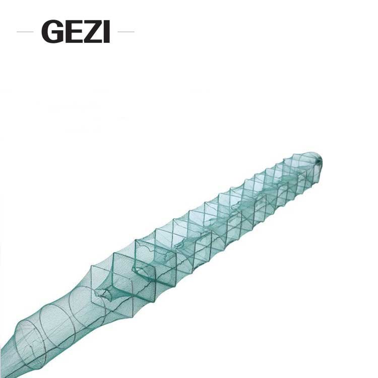 three layered nylon sea fishing shade landing farming crab cage trap net price