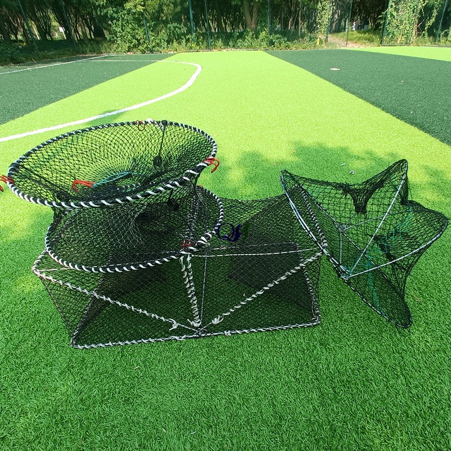 Portable Folding Collapsible Fishing Traps Pot Catch collapsible crab traps Bait Cage