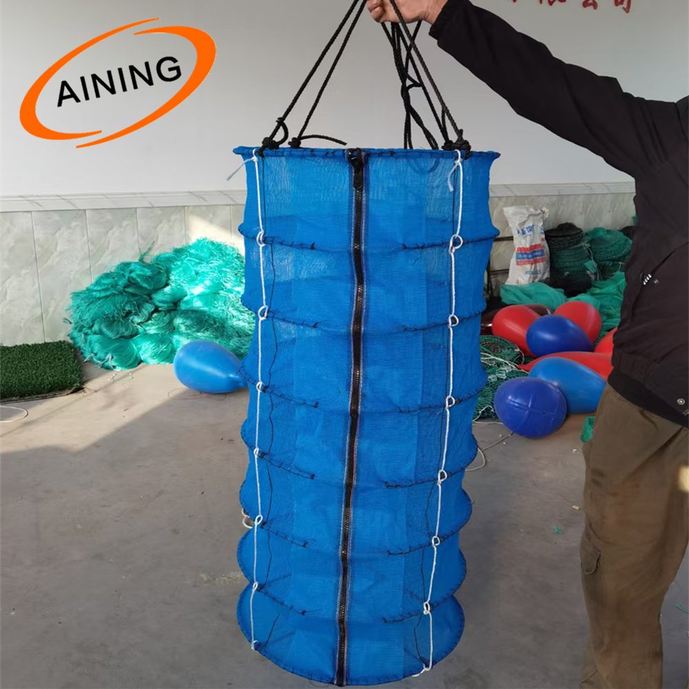 Aquaculture Trap Long Line HDPE Hard Plastic Float Farm Oyster Mesh Bag 60*100cm