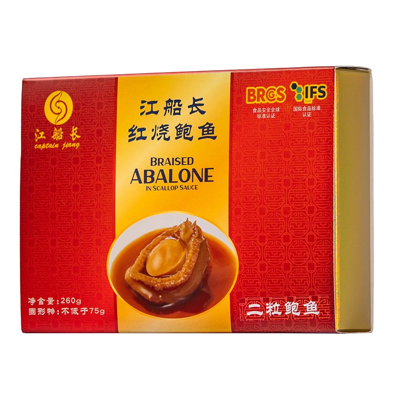 CAPTAIN JIANG CANNED BRAISED ABALONE 260g/box