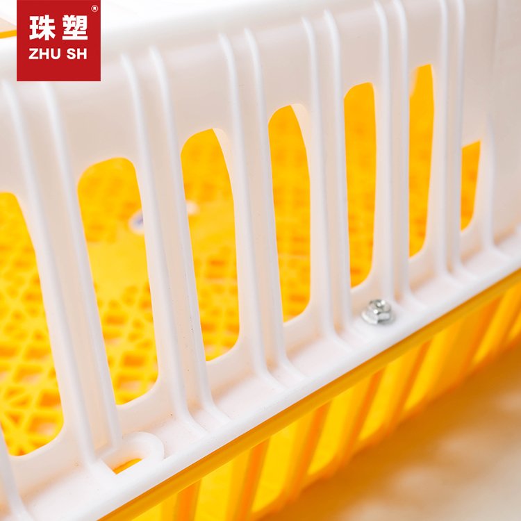 Popular plastic layer duck live chicken cage box farm cage chicken coop turnover crate for transportation