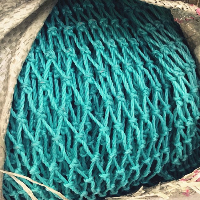aquaculture using polypropylene material fishing net