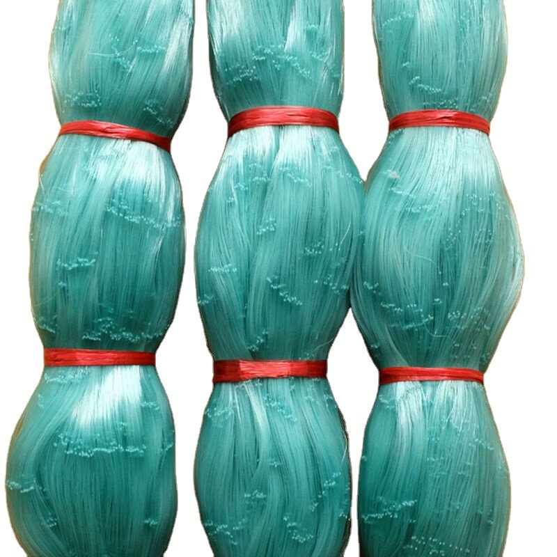 fishing net nylon monofilament gill net completed with floats and lead sinkers