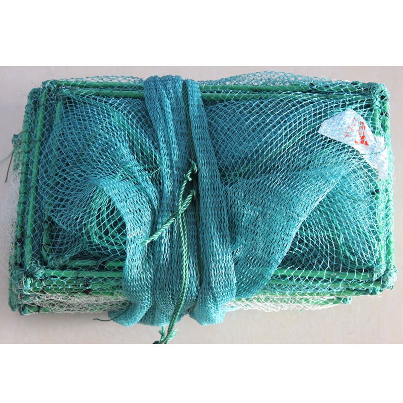 agriculture fishing trap fishing net cage with 29 Frames 35*22cm, Length 9.3m, Mesh Str. 1.6cm
