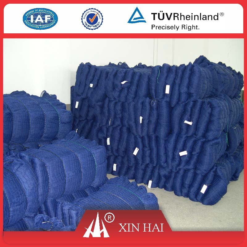 blue HDPE nets