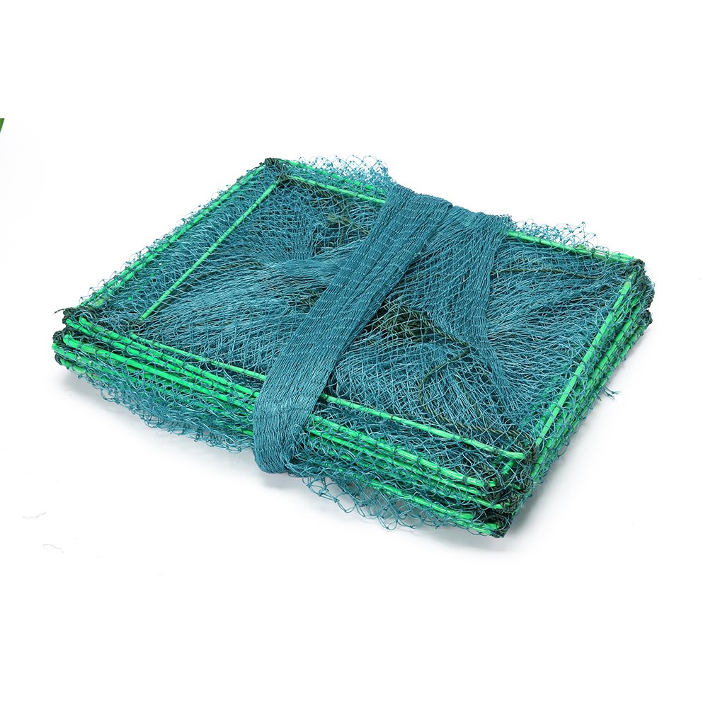PE Mesh Commercial Crab Pots Fish Farming Equipments Fishing Cage Factory Outlet Nylon Aquaculture Traps Cuboid 8.3m