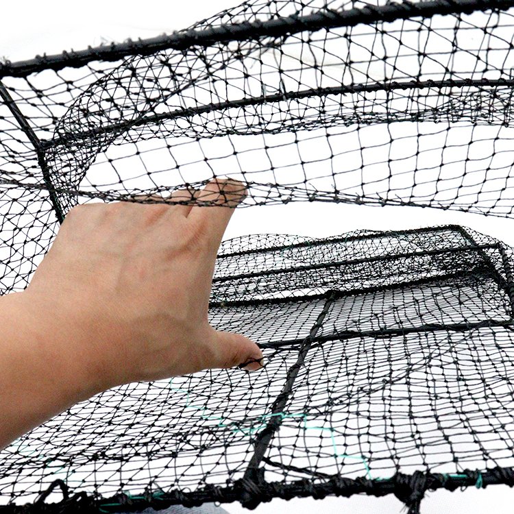 Folding Square PE crab pot Commercial Fishing Shrimp Trap net