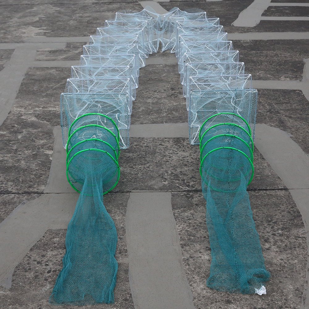 wholesale 11m Fishing Net Shrimp Cage Crayfish Pot Crab Pot