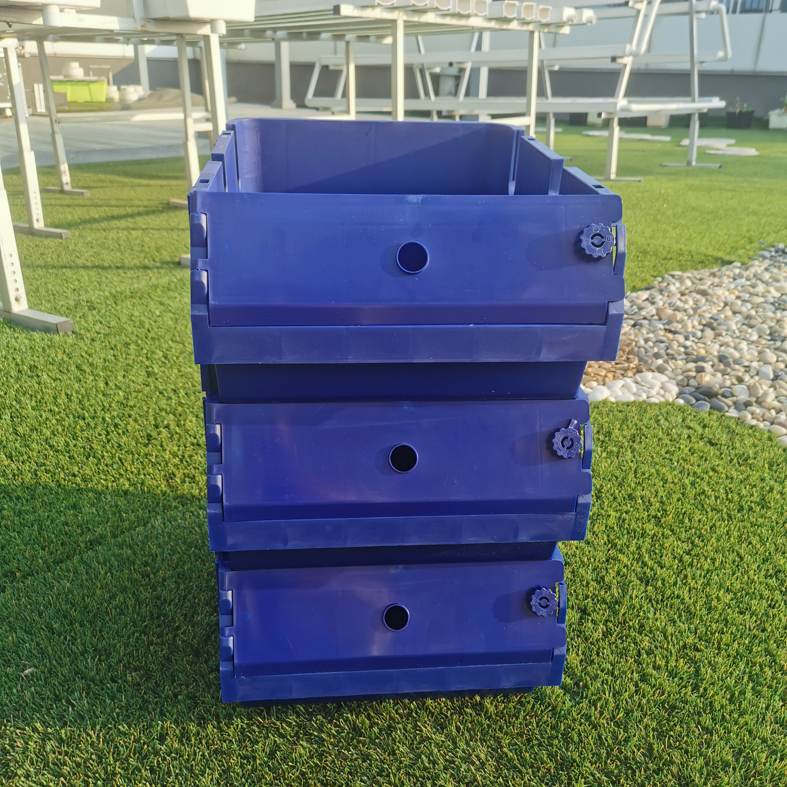 Plastic aquaculture trap for Vertical RAS system lobster breeding cage crab farming crab box aquaculture