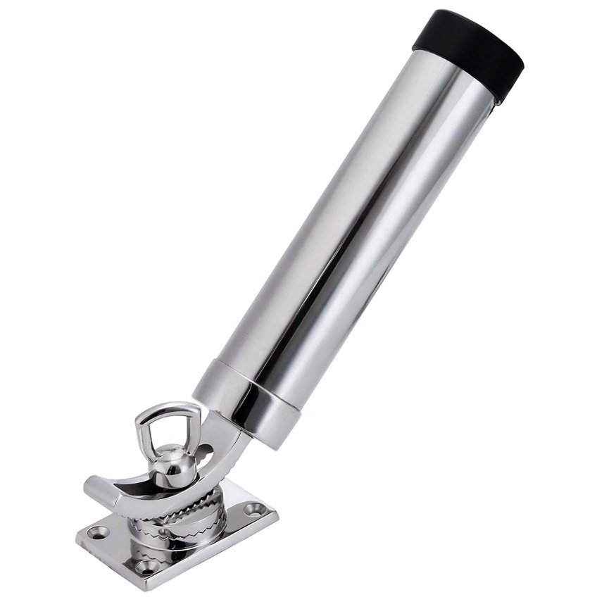 OEM 316 Stainless Steel Adjustable Fishing Boat Rod Holder Alastin Fishing Rod Holders For Boats