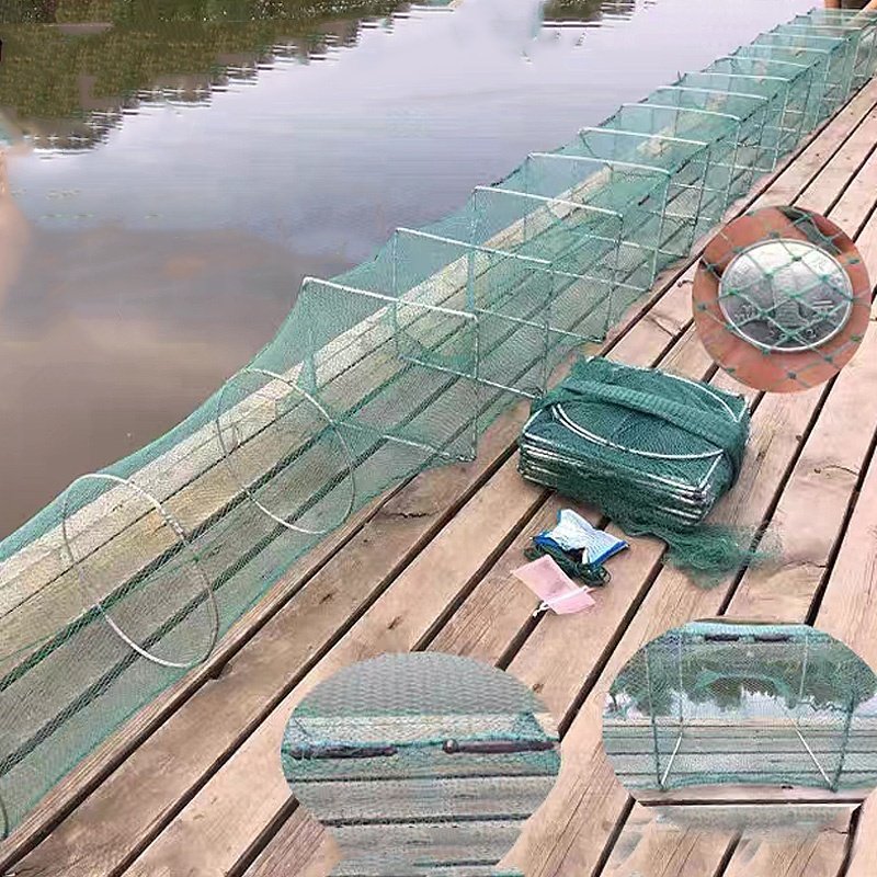 HDPE Floating Aquaculture Fishing Cage Traps Net Tilapia Fish Farming Nets Fish Cages crab pot