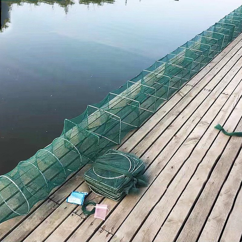 HDPE Floating Aquaculture Fishing Cage Traps Net Tilapia Fish Farming Nets Fish Cages crab pot