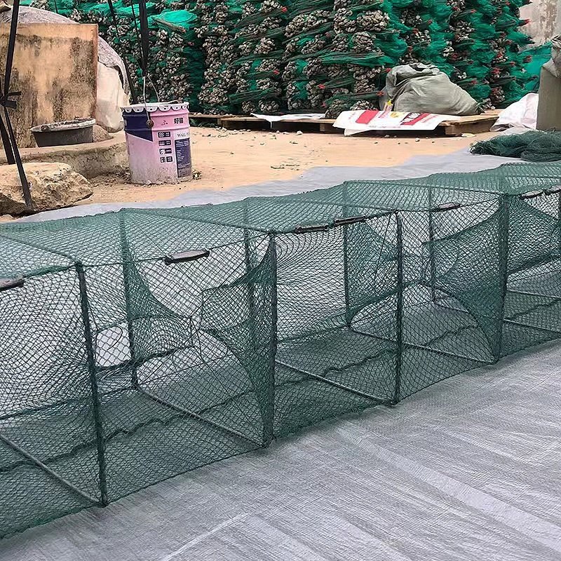 HDPE Floating Aquaculture Fishing Cage Traps Net Tilapia Fish Farming Nets Fish Cages crab pot