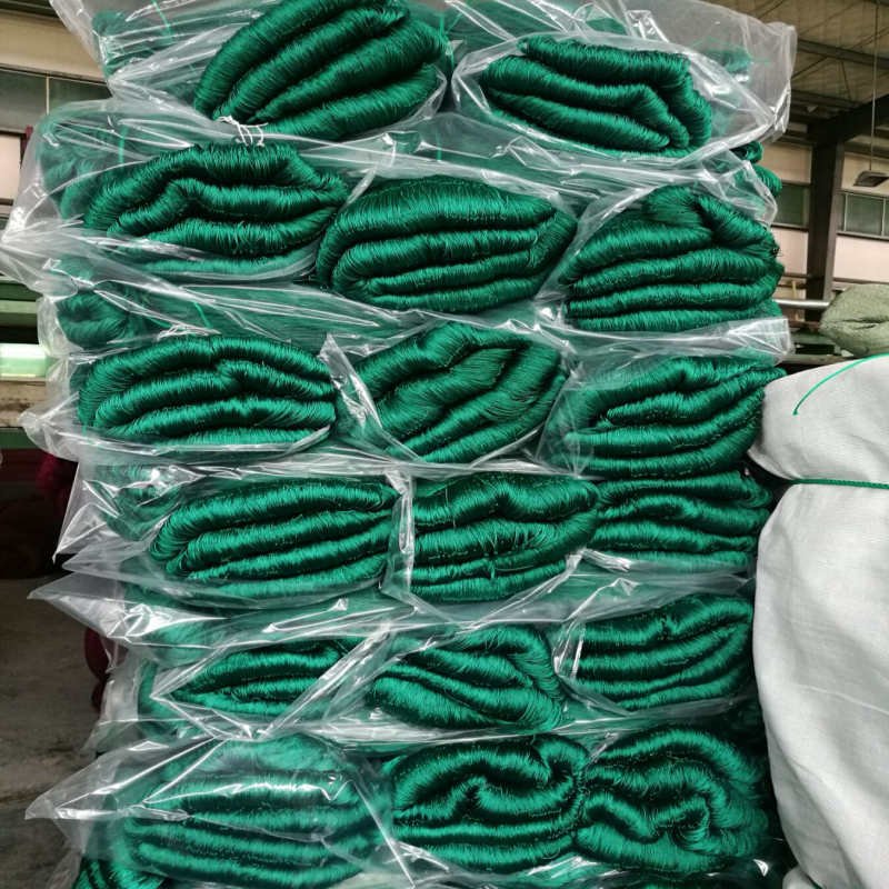 green polyester knotted nets