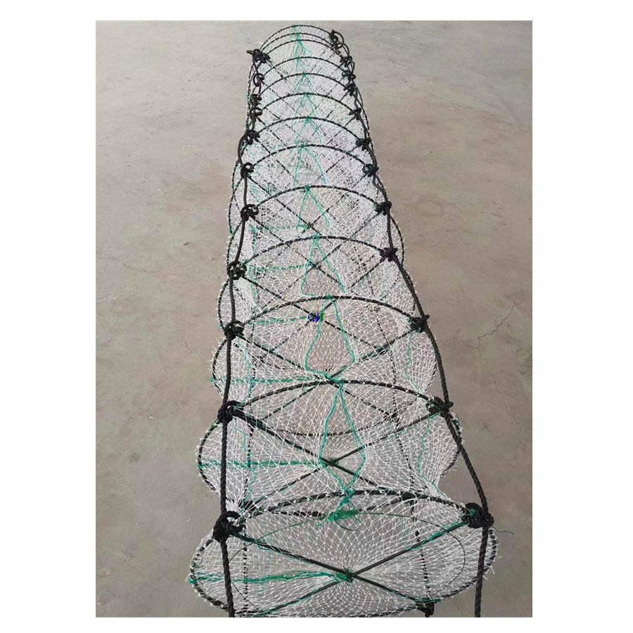 Qinghong Professional white mono nylon Handmade Sling Oyster Scallop Cage Breeding Cage