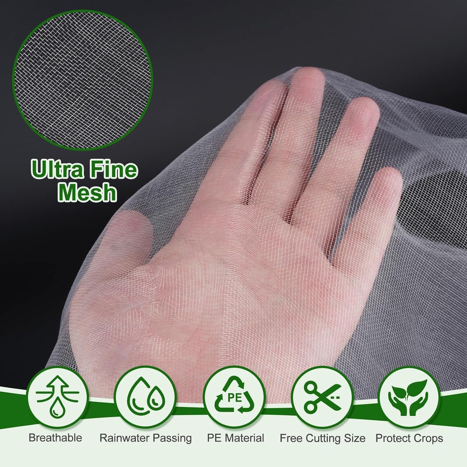 Agriculture 5 Years Usage Insect Repellent Net/greenhouse 20*20mesh Anti Insect Proof Net Agriculture Anti Insect Net