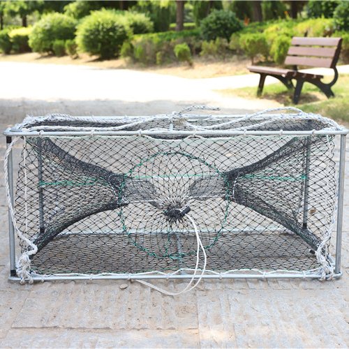 Factory Price Galvanized Metal Fishing Lobster Crab Trap Wire Cage