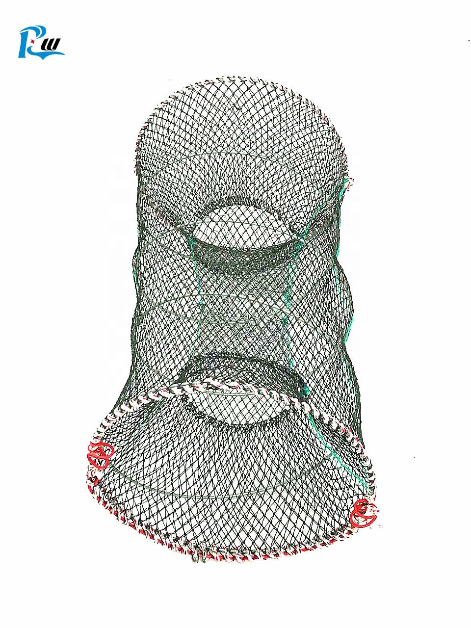 Blue Customized HDPE Material Shrimp Shape Fishing Farming Lobster Cage Trap