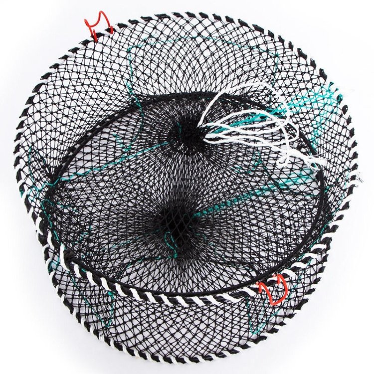 Best quality aquaculture trap 30*60cm Commercial Spring Fishing Trap Lobster Crab Fish Cage Trap