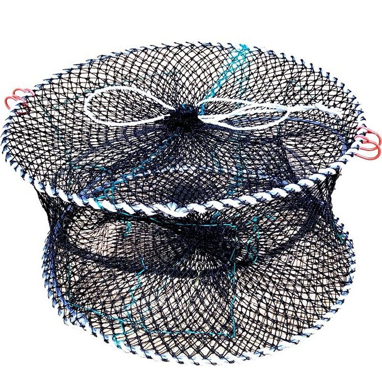 Best quality aquaculture trap 30*60cm Commercial Spring Fishing Trap Lobster Crab Fish Cage Trap
