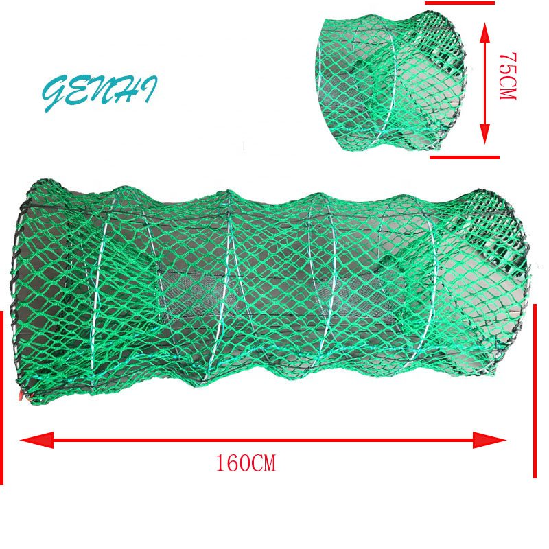 Wholesale high quality cylinder crab catcher galvanized steel wire shrimp trap fishery equipment