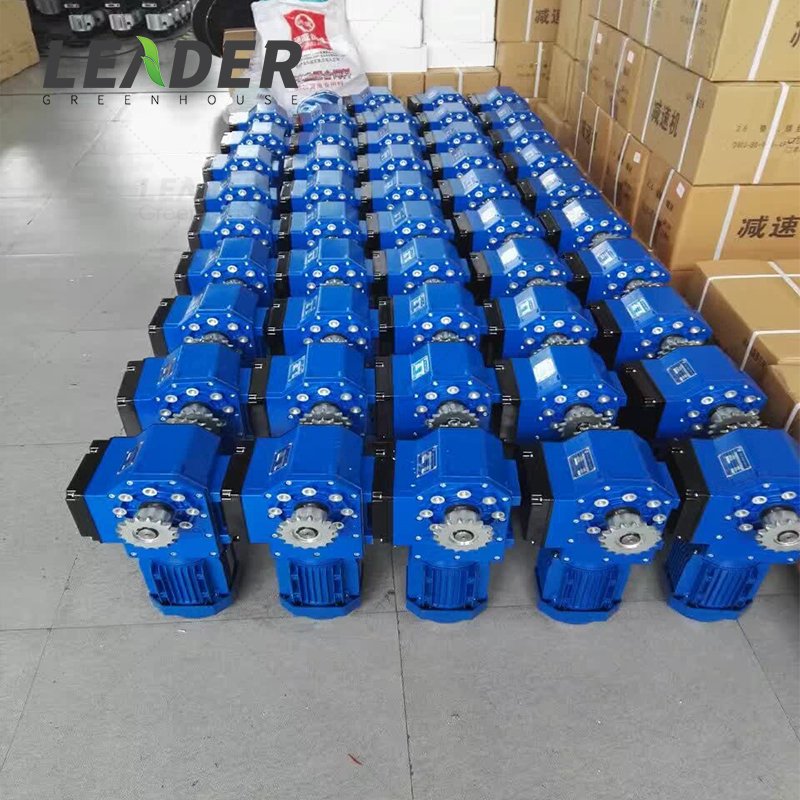High Quality Agricultural Greenhouse Rack And Pinion Ventilation System 380V/220V Automatically Electric Drive Gear Motor