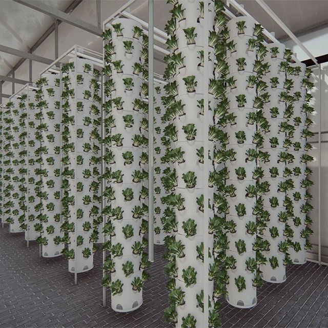 Home Gardening Balcony Hydroponic Farm Agriculture Vegetable Grow Pineapple Type Vertical Tower