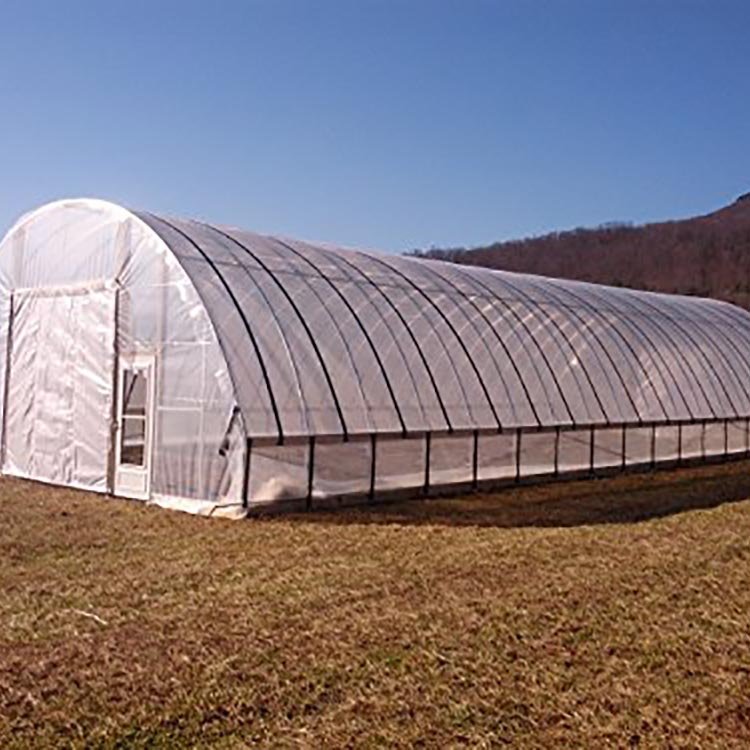 Alibaba Gold China Film Rectangular Tube Large Solar Greenhouse 3 Layers Extruding PE Film Layer Growing Vegetable , Flowers