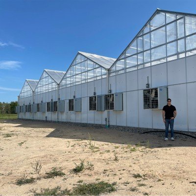 One one Automated blackout greenhouse light deprivation greenhouse for herb /hemp/ mushroom