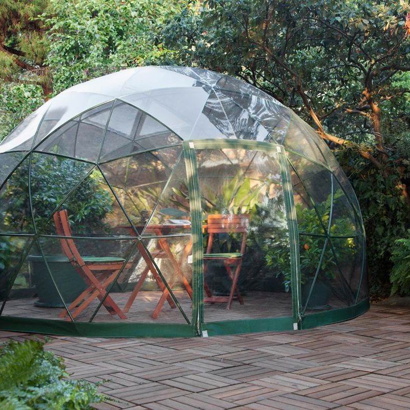 Hot-selling Popular Inflatable Mini Geodesic Igloo Dome Greenhouse Led