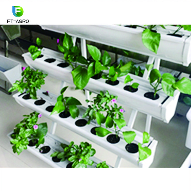 Low Price Vertical Hydroponic Systems with full spectrum LED lamp