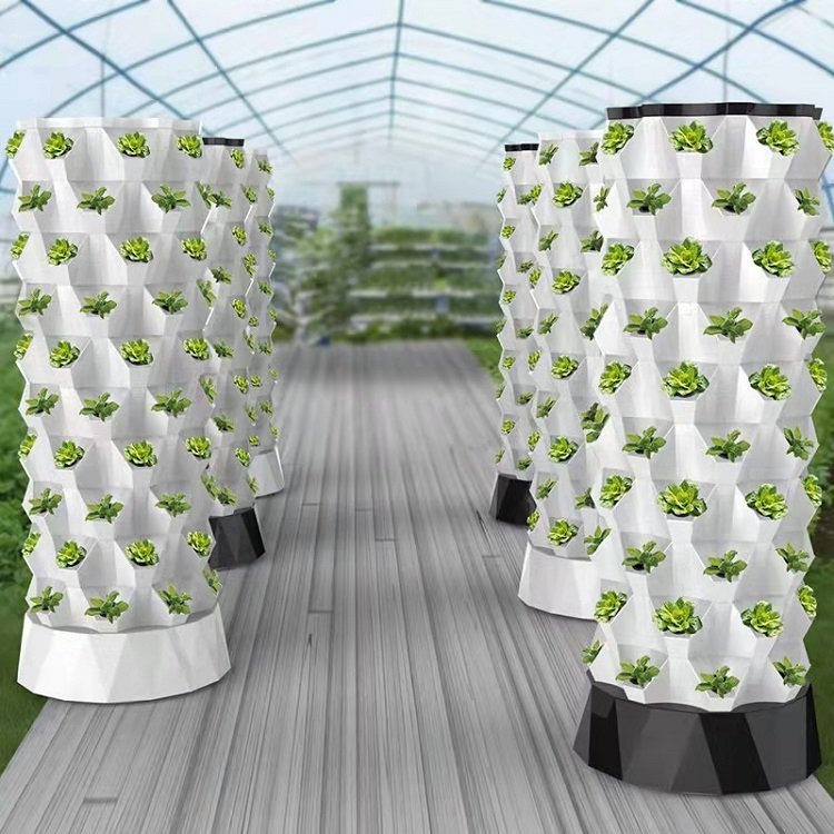 Agricultural Greenhouse Rotary Aeroponic Tower Garden Vertical Hydroponic System