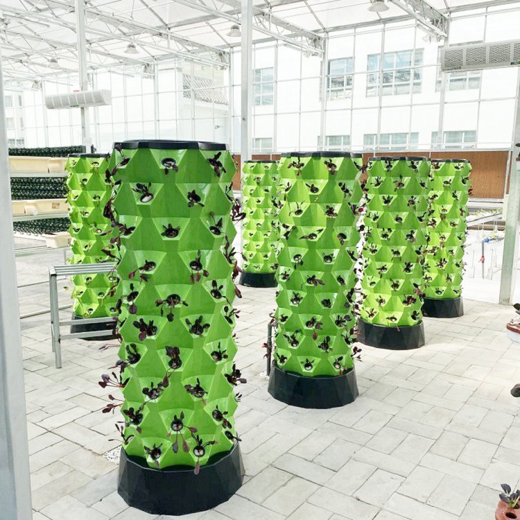 Agricultural Greenhouse Rotary Aeroponic Tower Garden Vertical Hydroponic System