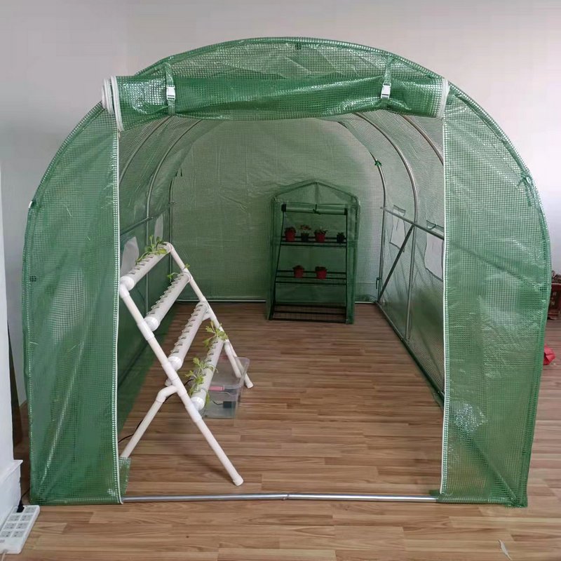 Steel polytunnel small one stop gardens greenhouse parts