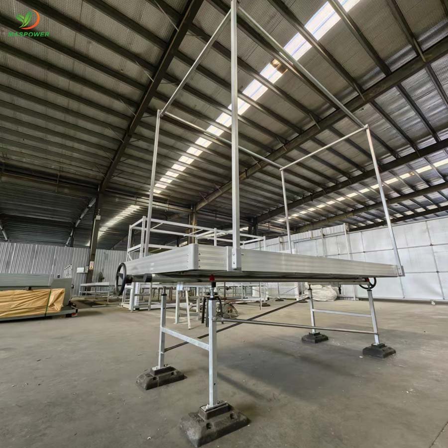 Indoor 4x8 5x5 3x8 rolling Flood tables grow trays bench diy for greenhouse Hydroponics ebb and flow System , letuce growing